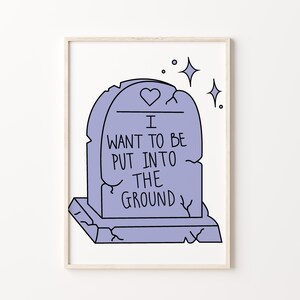 Tigers Jaw &#39;I Saw Water&#39; Lyric Inspired Print A4 A5