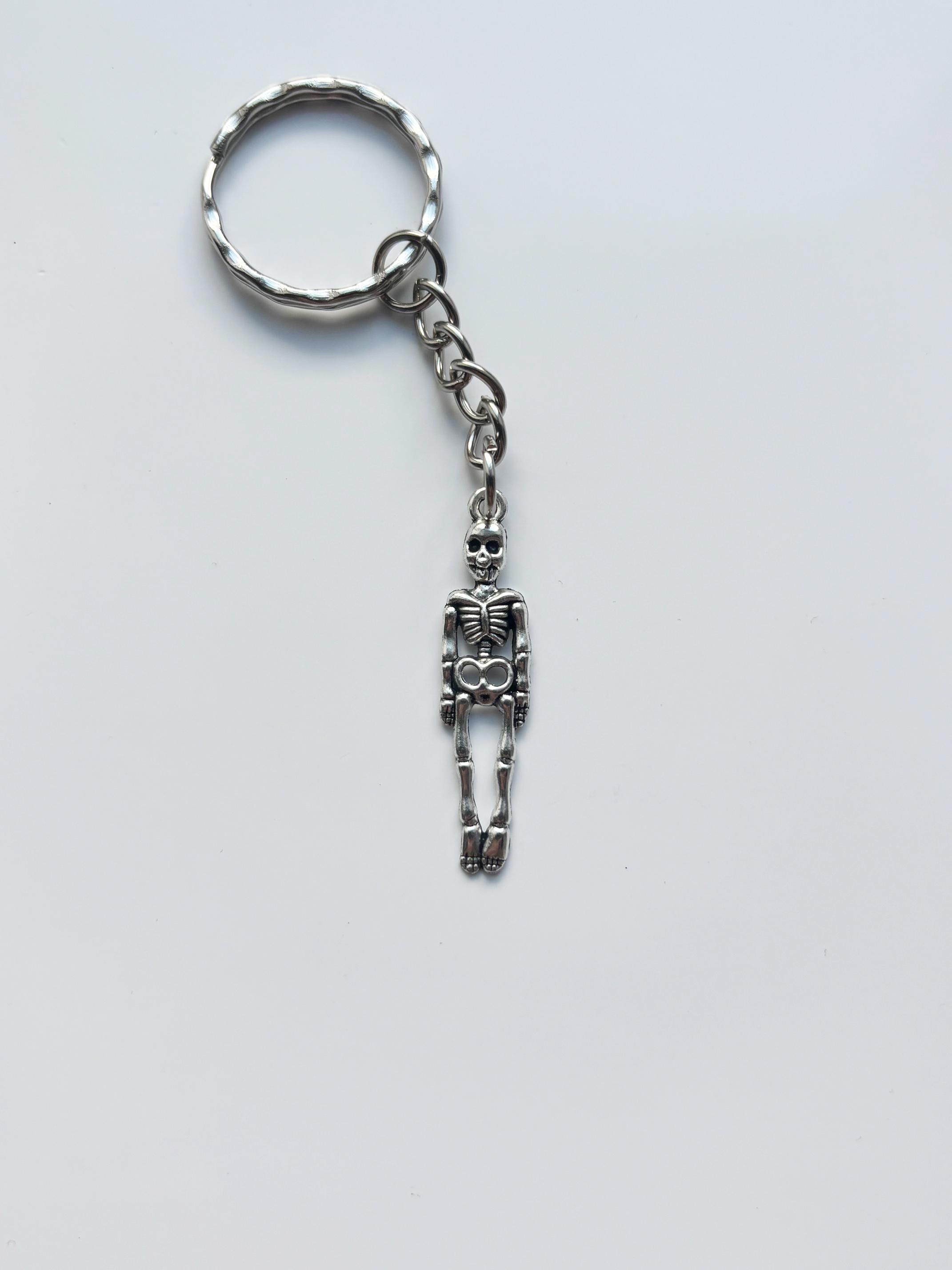 Skeleton Keyring / Keychain | Alt Goth Emo Y2k Punk Rock Metal - Etsy