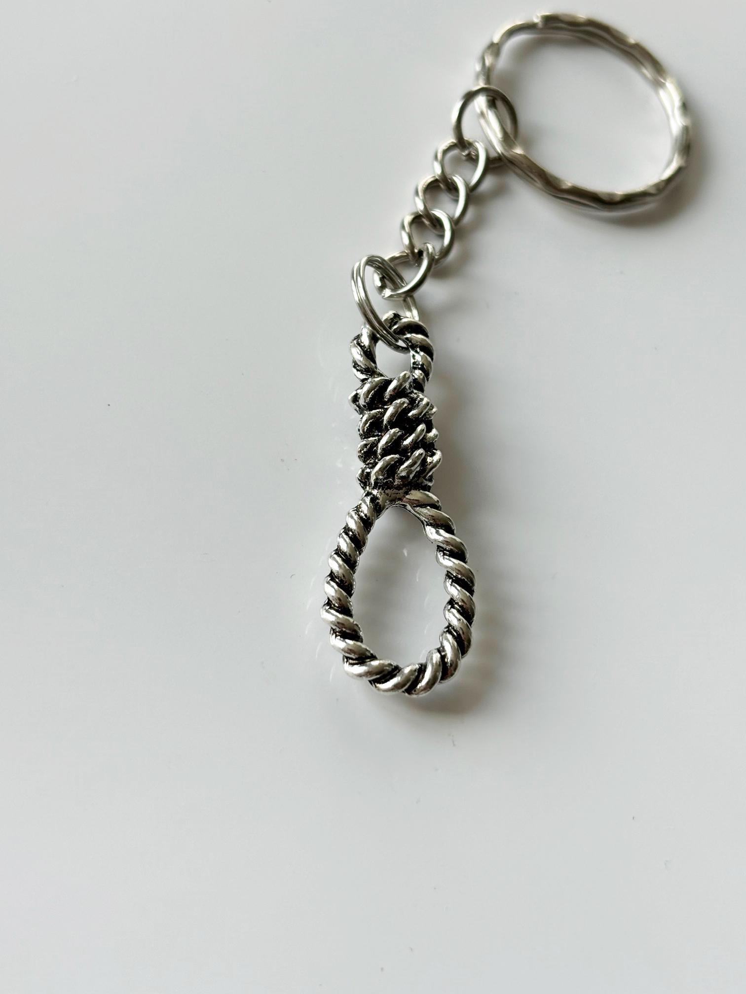 Noose Charm Keyring / Keychain - Etsy