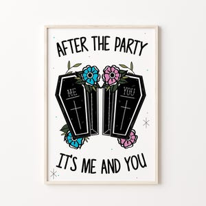 Menzingers &#39;After the Party&#39; Lyrics Inspired PrintA4 A5