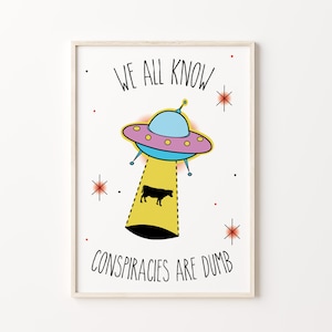 Blink 182 'Aliens Exist' lyric Inspired print