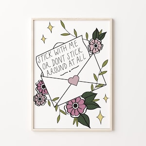 Real Friends Lyric &#39;Summer&#39; Inspired Print A4 A5
