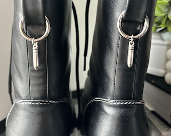 Dije de bota con forma de bala/dije de zapato, divertido y elegante.