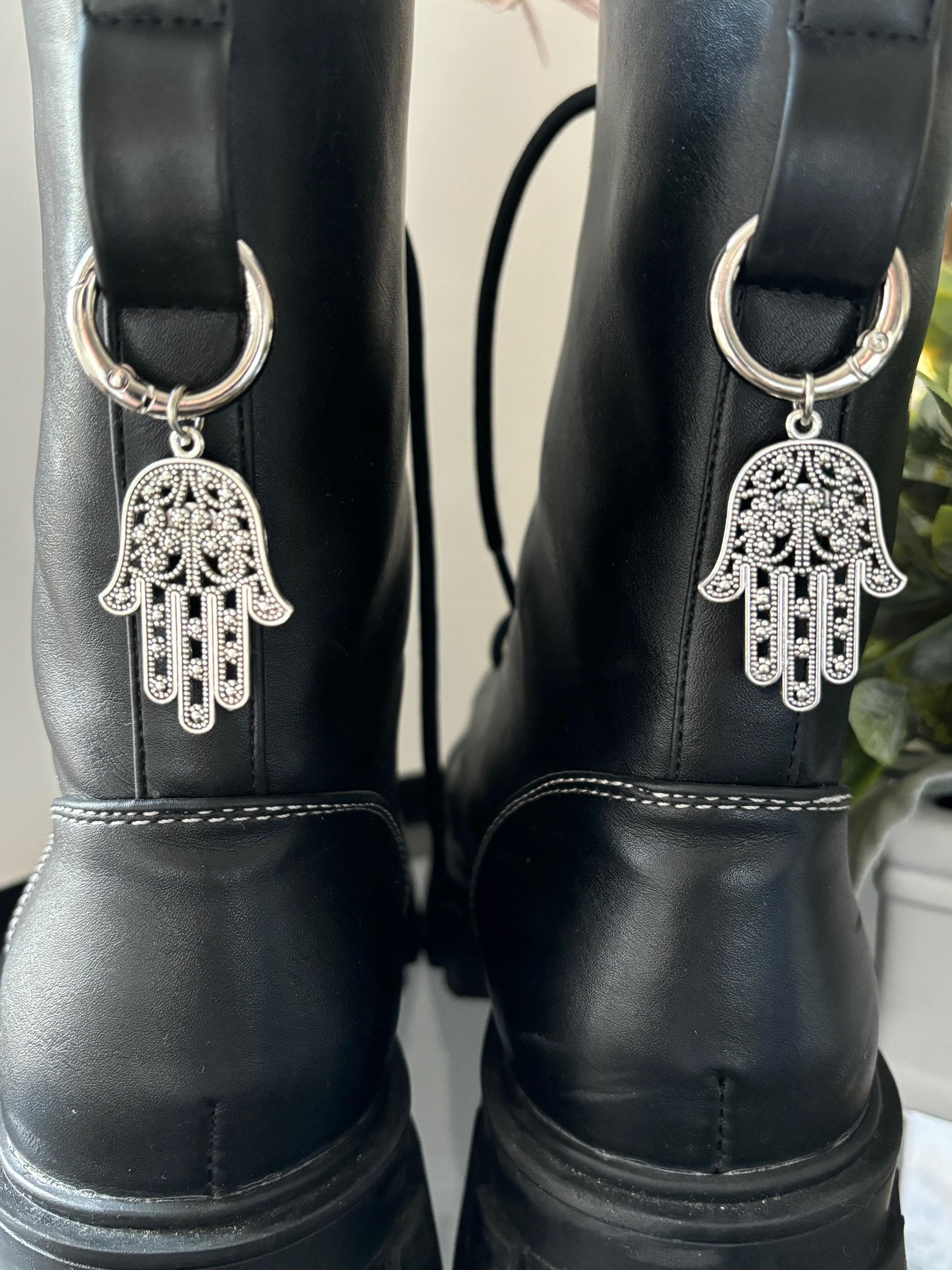 Motte Metall Leder Stiefel Charms Dr. Marder Zubehör Gothic Halloween