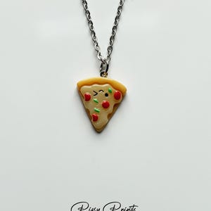 Colourful Pizza Slice Necklace | Food nature fancy dress cosplay