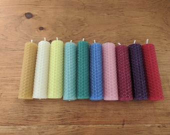 Beeswax Candles, Hand Rolled Beeswax Candles, Natural Beeswax, Beeswax Candles Various Colors Beeswax Candles, Chime Candles, Ritual Candles