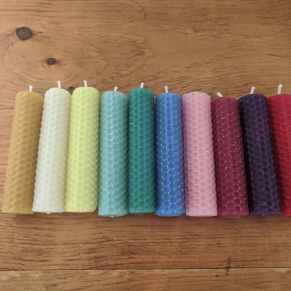 Beeswax Candles, Hand Rolled Beeswax Candles, Natural Beeswax, Beeswax Candles Various Colors Beeswax Candles, Chime Candles, Ritual Candles