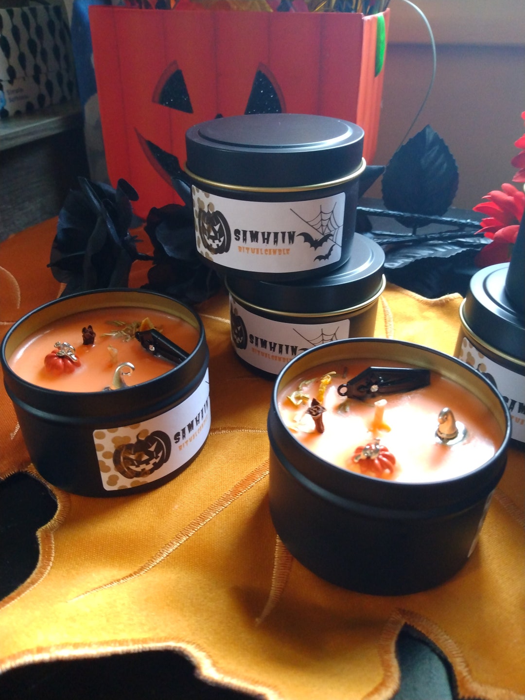Samhain Ritual Candle, Samhain, Halloween Candle, Hallows Eve, Soy
