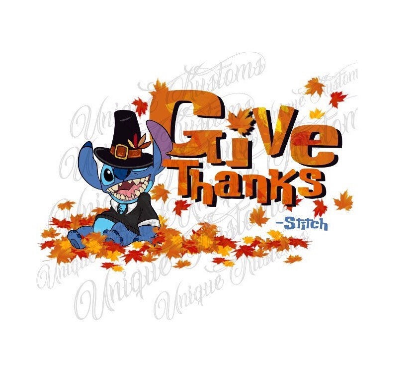 Thanksgiving Stitch Png - Etsy