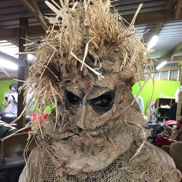 Evil Scarecrow Full Head Masque d’Halloween