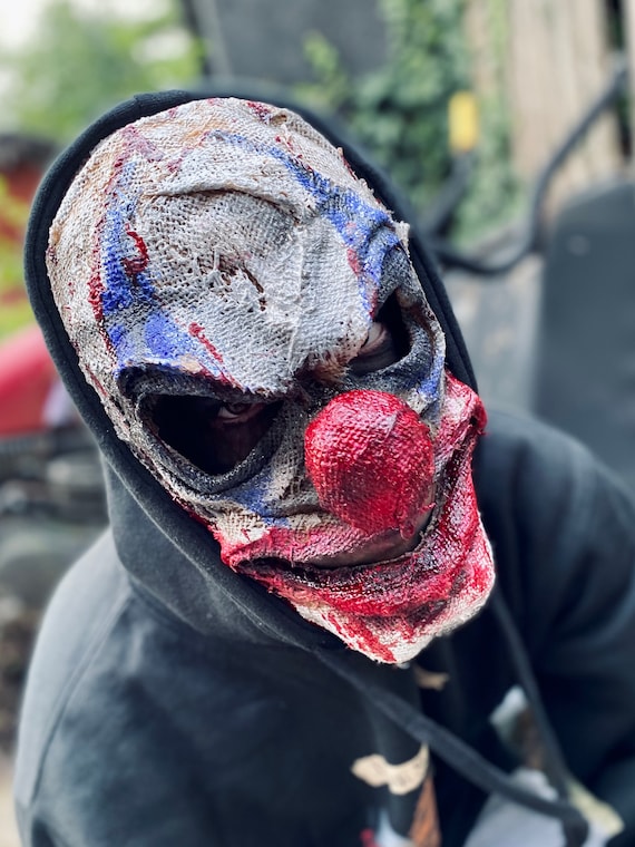 Evil Clown Mask Latex Evil Clown Mask Latex