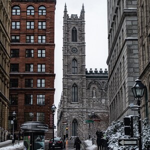 Montreal Photography Print: Notre Dame Basilica, Old Montreal, Limited Edition