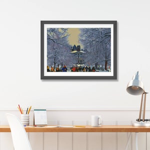 LIMITED EDITION, 'Winter Campus', Montreal Photography, Montreal Print, Art Photography, McGill University Campus, Graduation Gift image 1