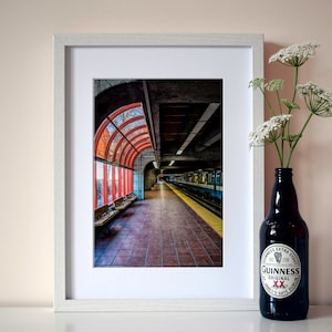 LIMITED EDITION, 'Underground Sunlight', Montreal Print, Art Photography, Travel Photography, Montreal Metro, Public Transport