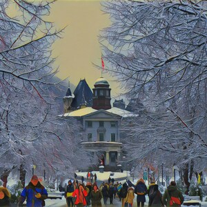 LIMITED EDITION, 'Winter Campus', Montreal Photography, Montreal Print, Art Photography, McGill University Campus, Graduation Gift image 2