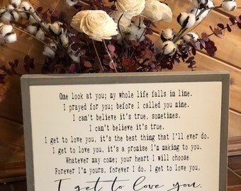 Song lyric signs | Etsy