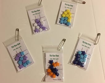 Tic Tac Toe -- on the go SWAP pins (sets of 5 or 10)