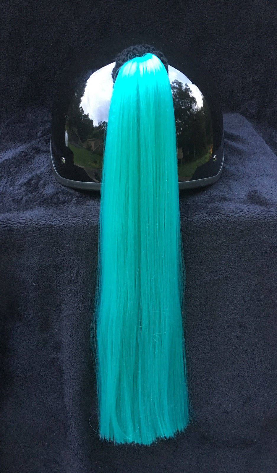 Motorcycle Helmet Ponytails 24ea USA Made From Tails4helmets