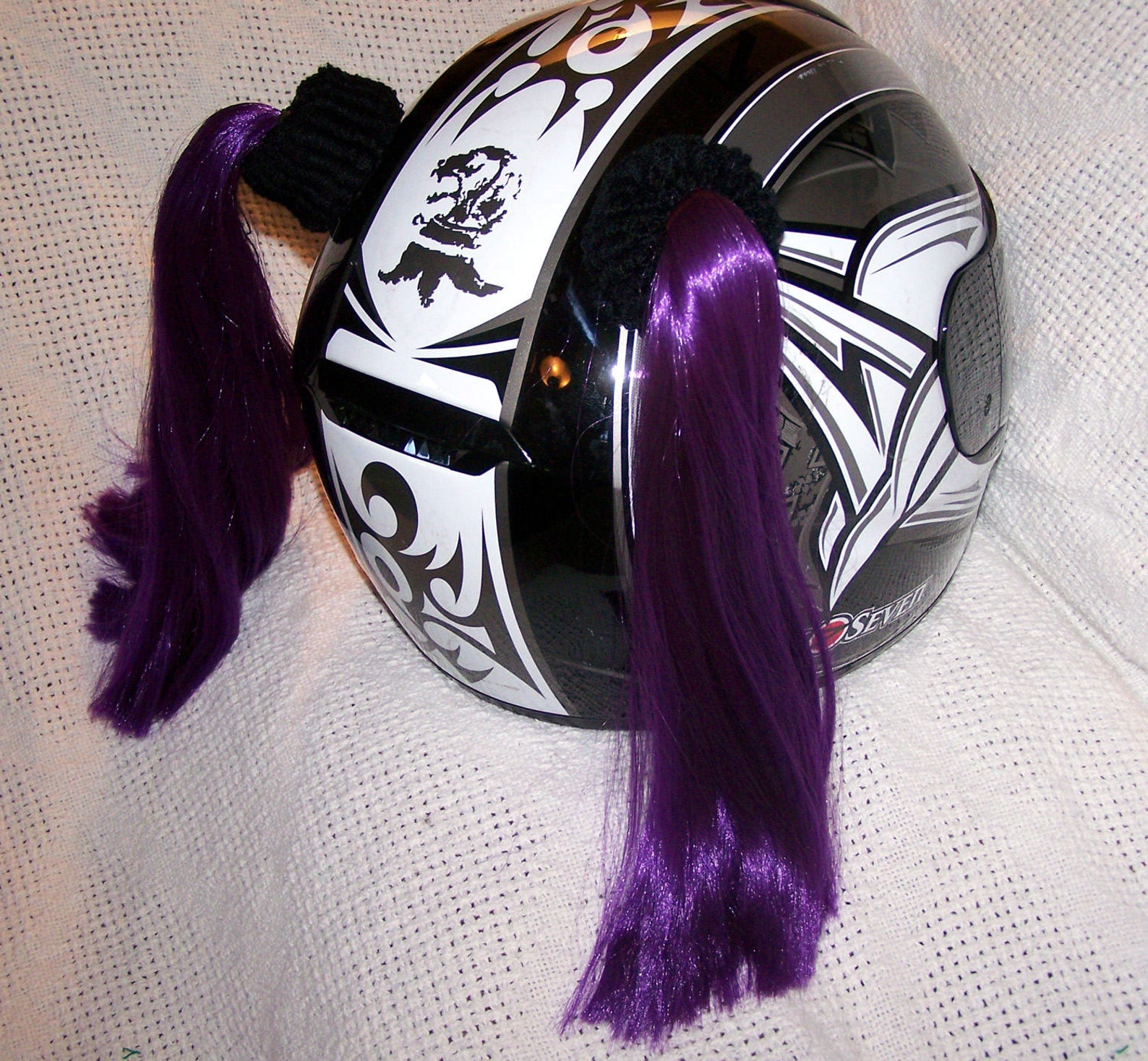Motorcycle Helmet Pigtails 2 14ea 16 Colors....usa - Etsy