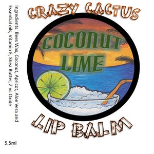 Coconut Lime Lip Balm