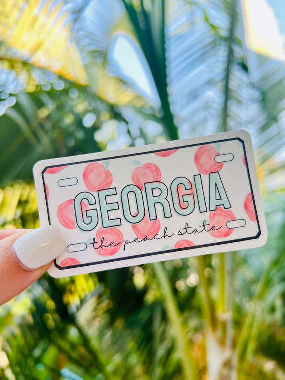 Sticker License Plate Tag Sticker Etsy