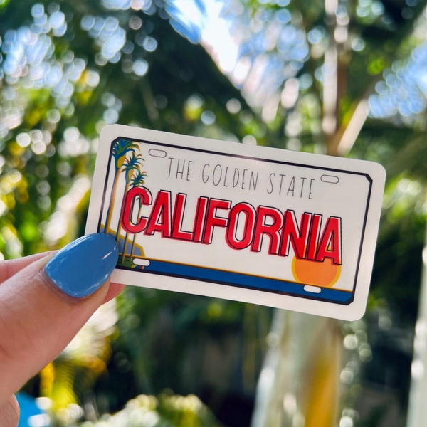 California Sticker | California License Plate | California Tag Sticker