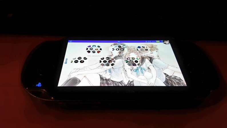 PS vita 1000 Henkaku Wifi psp modded hack retro game console ps 1 collection Gbc Gba 64gb sdvita kof95