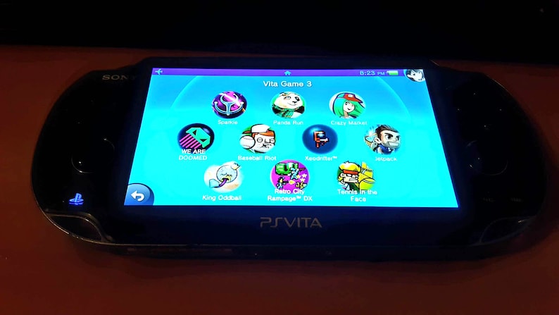 PS vita 1000 Henkaku Wifi psp modded hack retro game console ps 1 collection Gbc Gba 64gb sdvita kof95