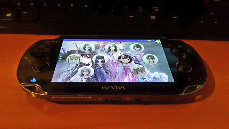PS vita 1000 Henkaku Wifi psp modded hack retro game console ps 1 collection Gbc Gba 64gb sdvita kof95