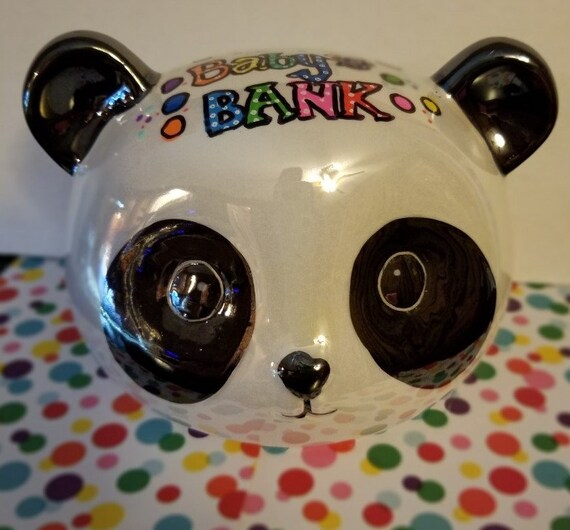 Panda piggy bank best sale