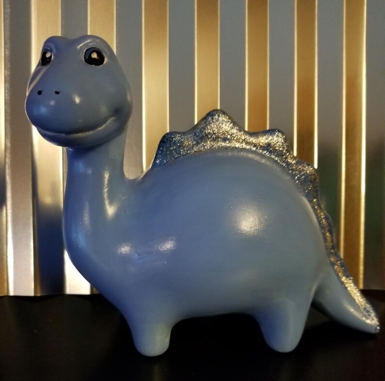 Dinosaur Piggy Bank 7 Inches Baby Stegosaurus BESTSELLER Etsy