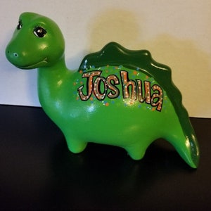 Dinosaur, Piggy Bank 7 inches, Baby, Stegosaurus, BESTSELLER!, Boys, Girls, Jurassic, Dino bank, DinoNursery, Shower gift, Party favor