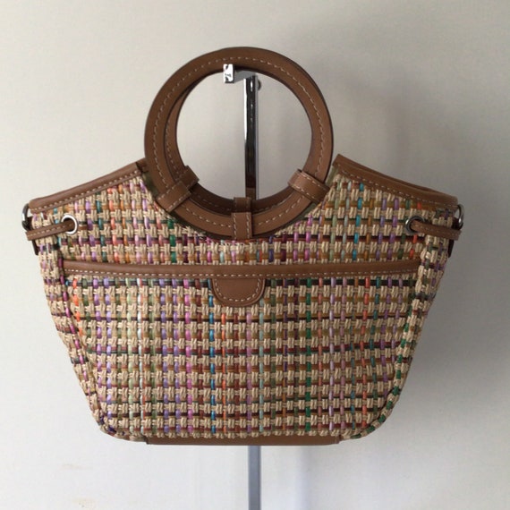 fossil straw purse