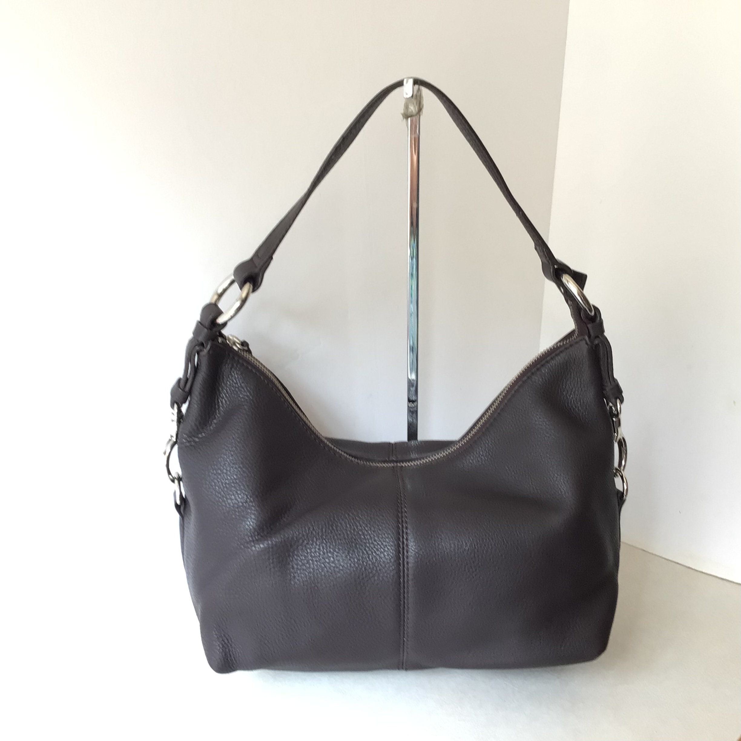 Talbots pebbled clearance leather hobo handbag