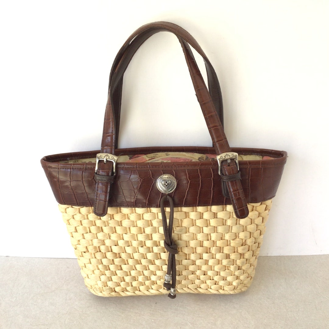 Elka Accessories Cornhusk Handbag / Tote Etsy