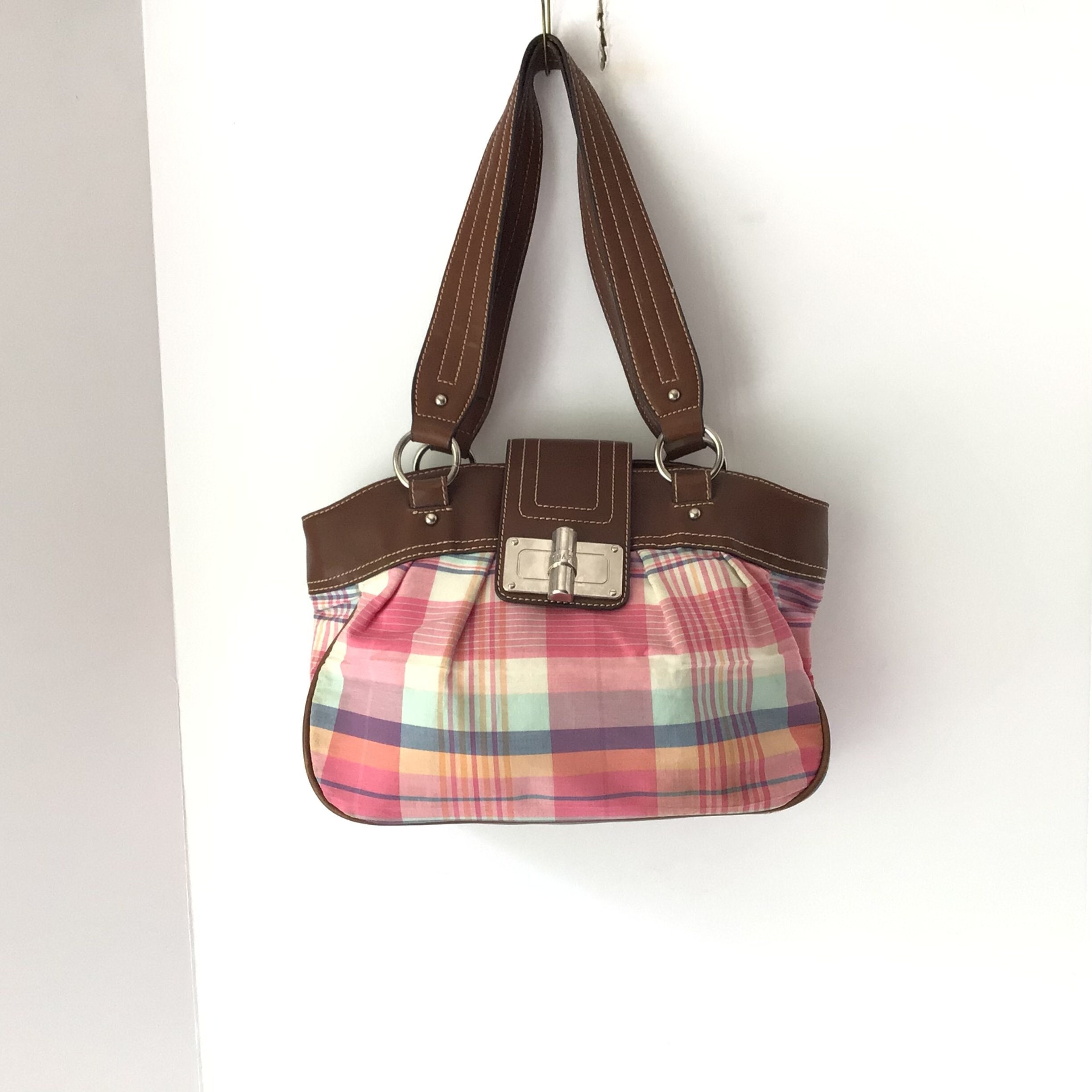 Chaps plaid purse sale