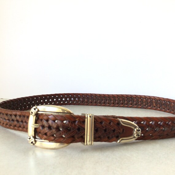 Fossil Medium Brown Leather Belt With 