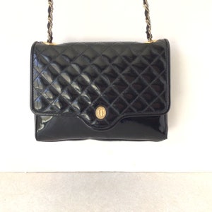 Black Patent Bag 