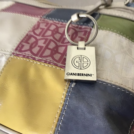 Giani Bernini Multicolor Patchwork Leather And Fa… - image 7