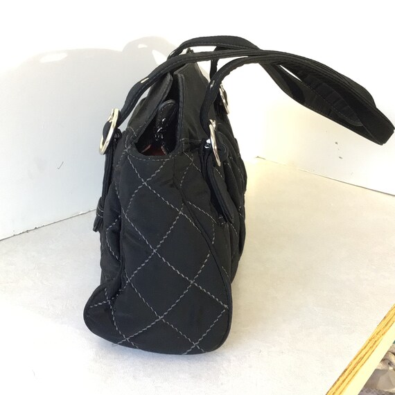 Vera Bradley Quilted Fabric Shoulder Bag In Black - image 4
