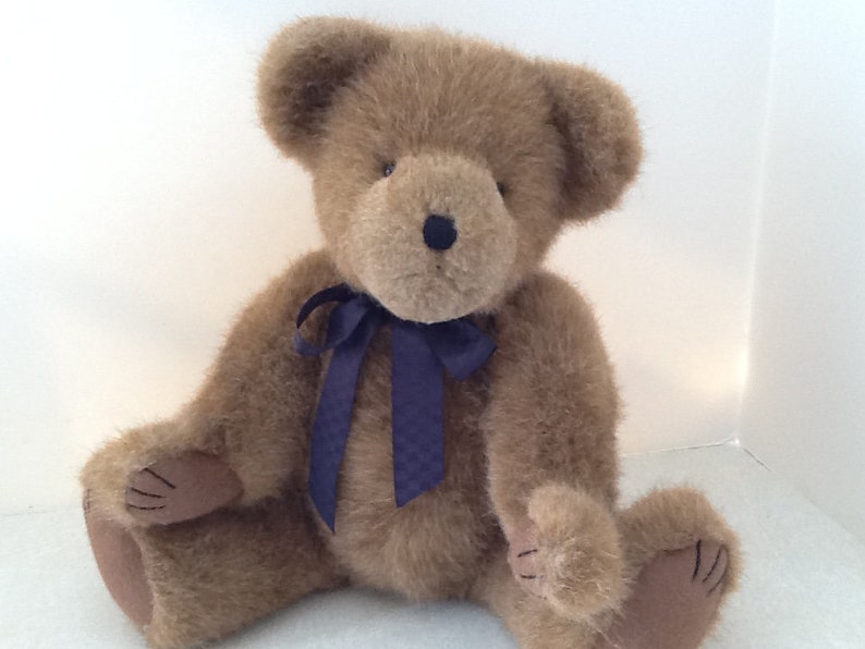 Authentic Boyds Brown 16 Vintage Plush Jointed Bear