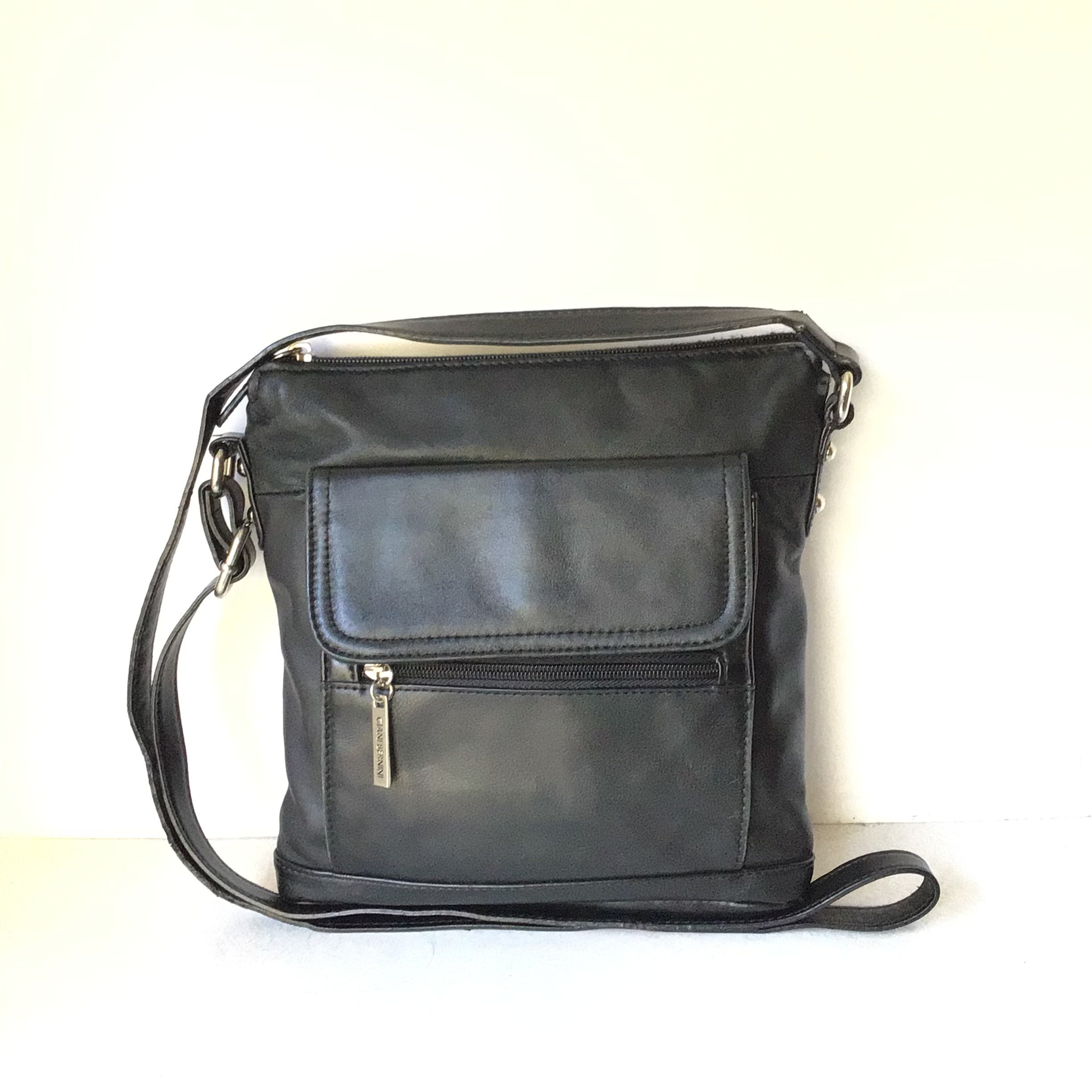 GIANI BERNINI Black Satchel Bag | Satchel bags, Black satchel, Bags