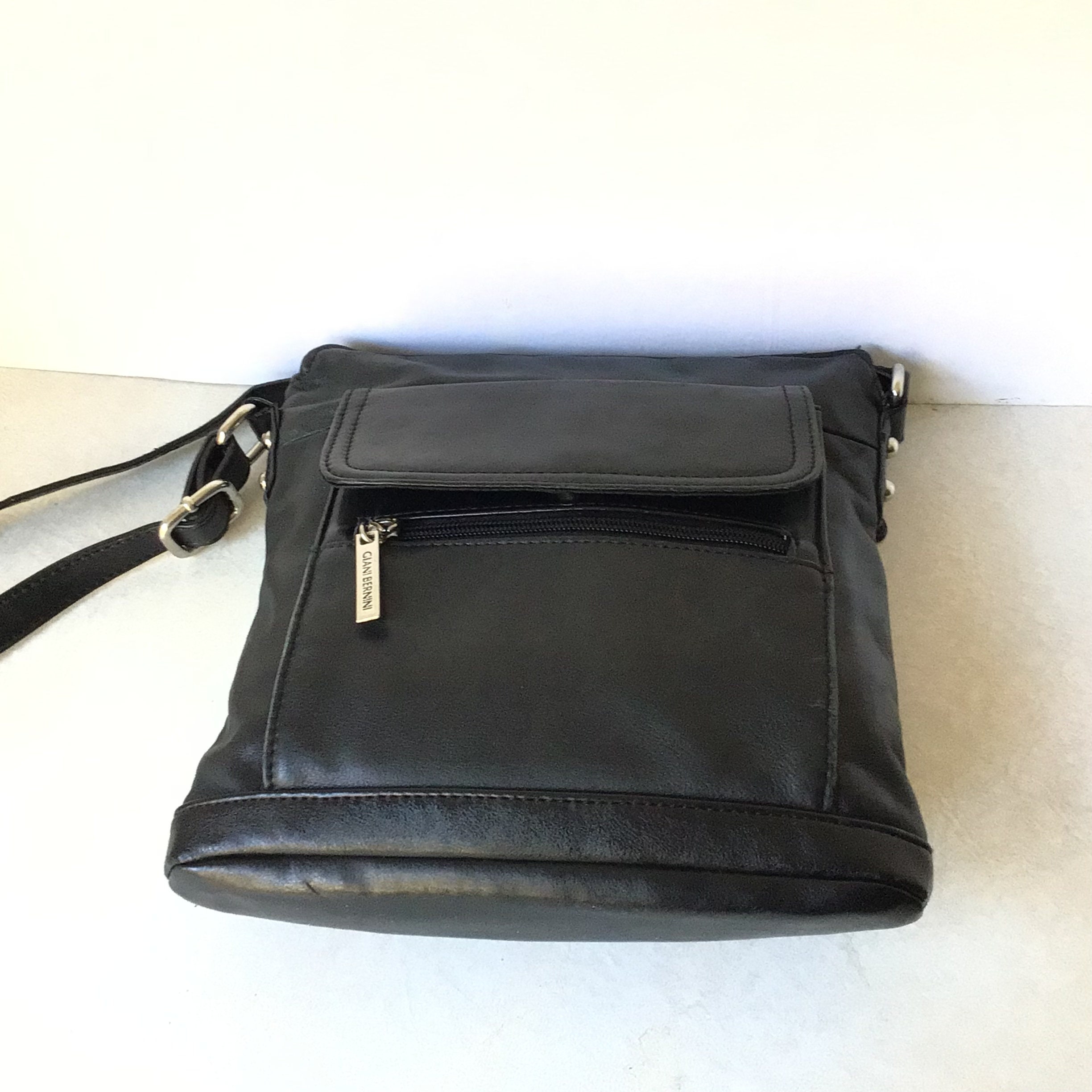 Giani Bernini Black Leather Shoulder Bag Crossbody - Etsy