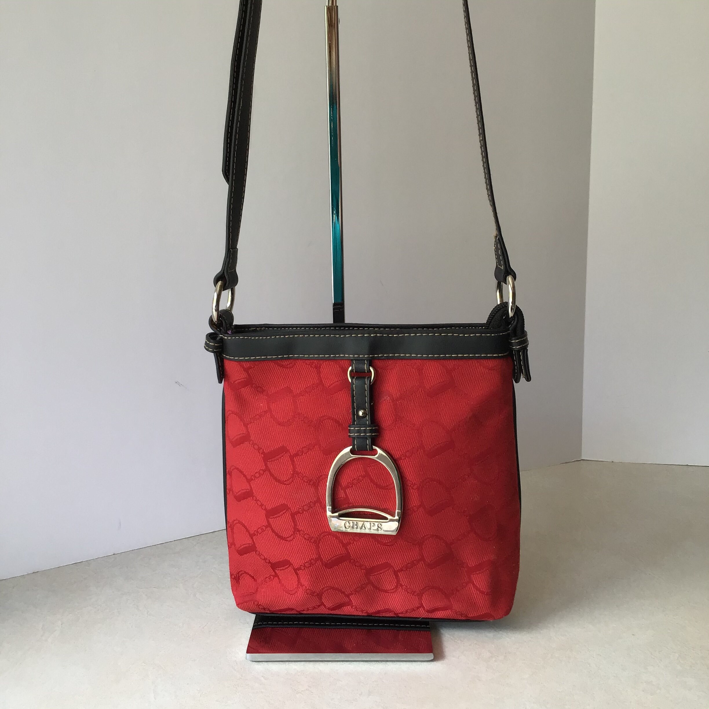 CHAPS Vintage Cotton Blend y Faux Leather - Etsy España