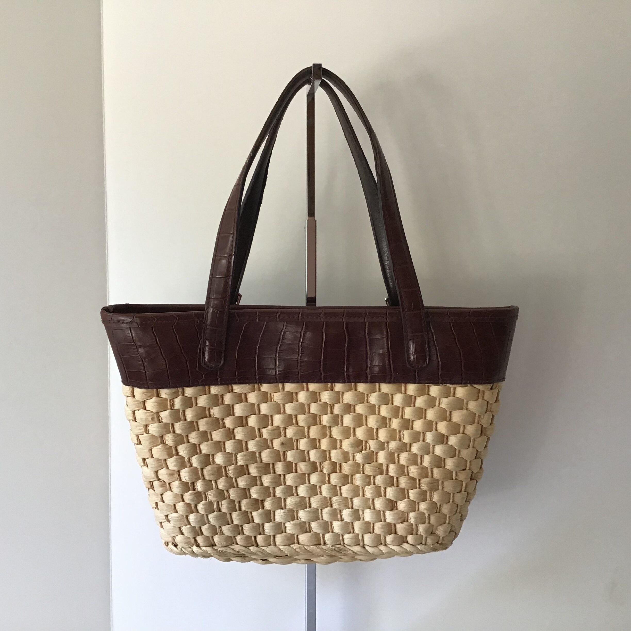 Elka Accessories Cornhusk Handbag / Tote Etsy