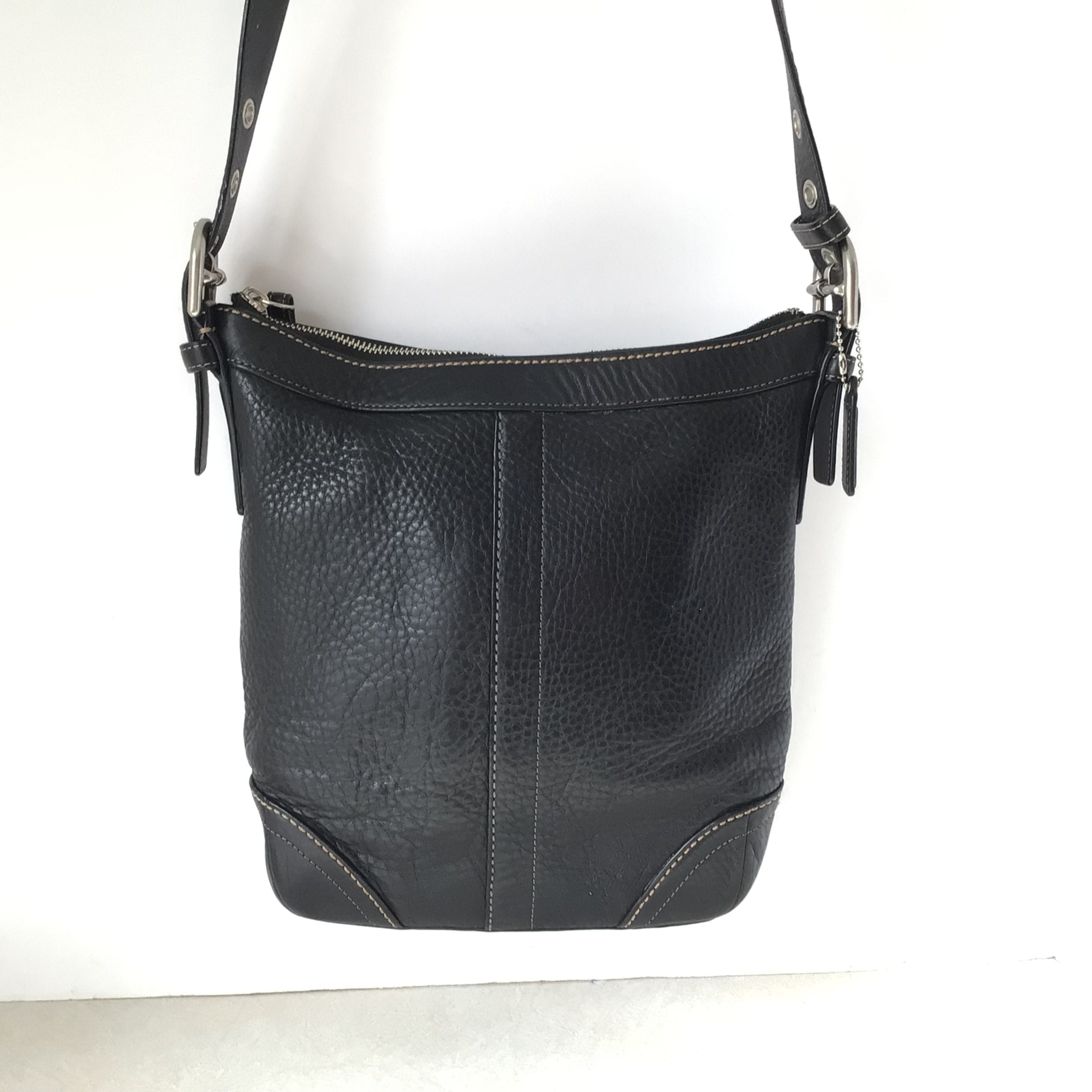 Vintage Leather Sewing Bag With Vintage Thread - Etsy