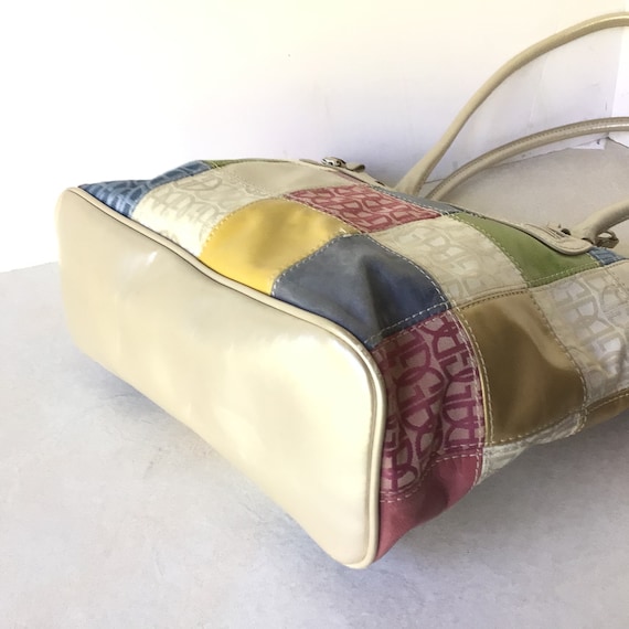 Giani Bernini Multicolor Patchwork Leather And Fa… - image 5