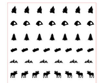 Download Free Camping Nail Art Etsy SVG Cut Files