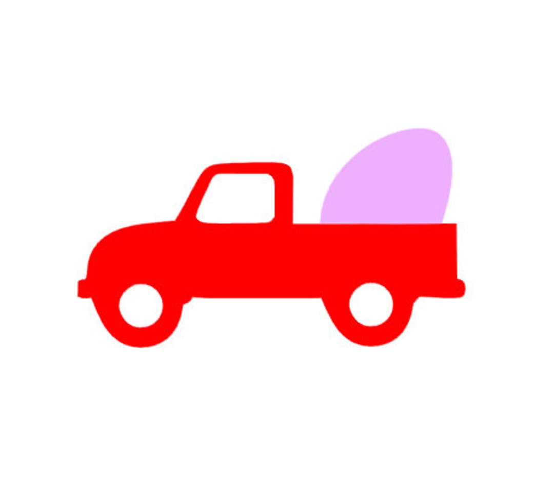 Vintage Truck Decal Easter Nail Decals Easter Nail Art Red Truck Nail