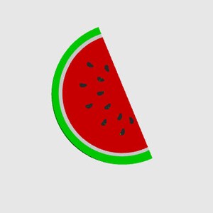Watermelon Slice Fridge Magnet